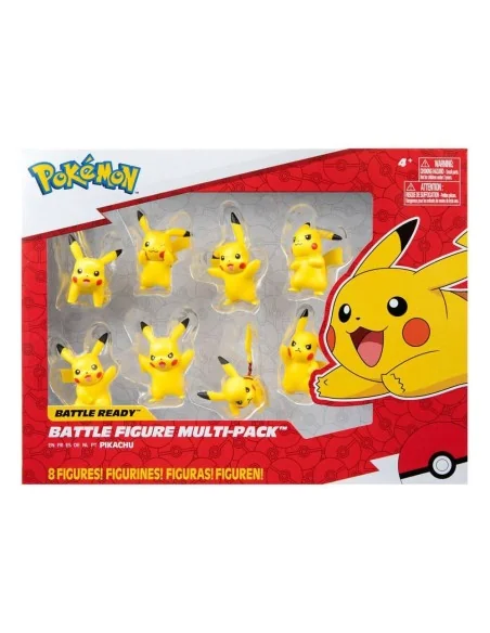 Pokémon Battle Feature Vinyl Figures 8 Pack Pikachu 5 cm