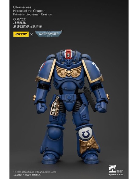 Warhammer 40k Action Figure 1/18 Ultramarines Heroes of the Chapter Primaris Lieutenant Erastus 20 cm