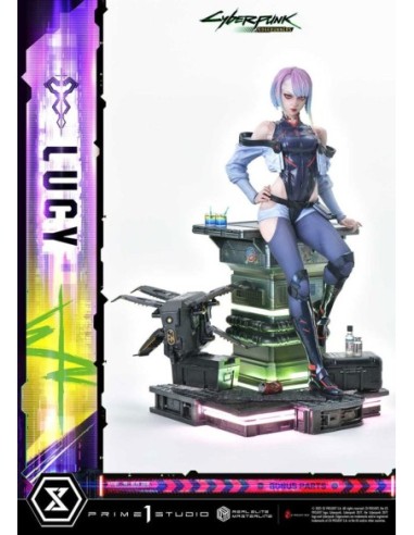 Cyberpunk: Edgerunners Real Elite Masterline Series Statue 1/4 Deluxe Bonus Version 50 cm
