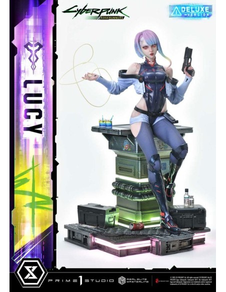 Cyberpunk: Edgerunners Real Elite Masterline Series Statue 1/4 Lucy Deluxe Version 50 cm