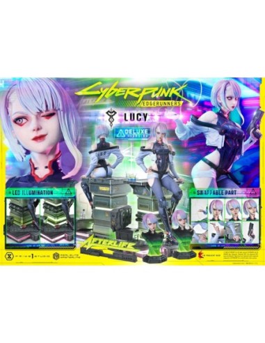 Cyberpunk: Edgerunners Real Elite Masterline Series Statue 1/4 Lucy Deluxe Version 50 cm