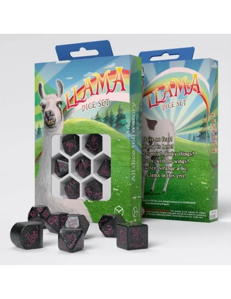 Llama Dice Set Spitty (7)