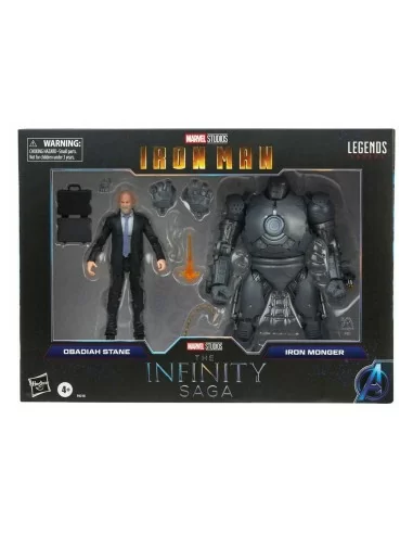 The Infinity Saga Marvel Legends Action Figures 2021 Obadiah Stane & Iron Monger (Iron Man) 15 cm - 1