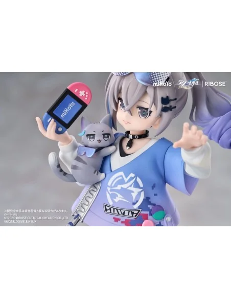 Honkai: Star Rail Rise Up Little Cat Series PVC Statue Silver Wolf Ver. 19 cm