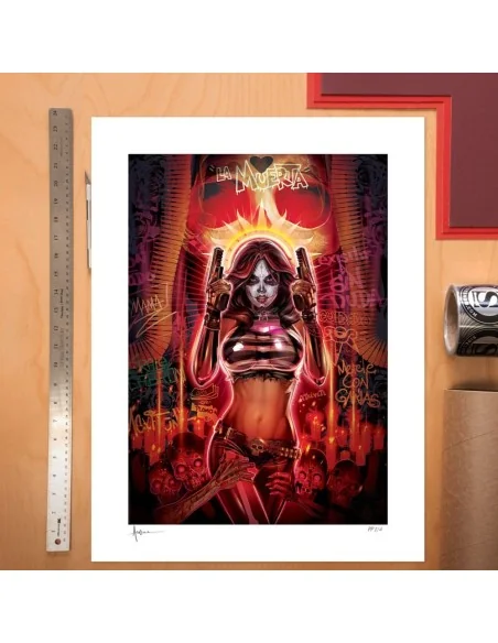 La Muerta Art Print Día De Los Muertos 61 x 46 cm - unframed