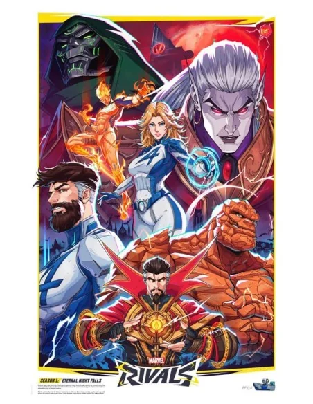 Marvel Rivals Art Print Eternal Night Falls 61 x 41 cm - unframed