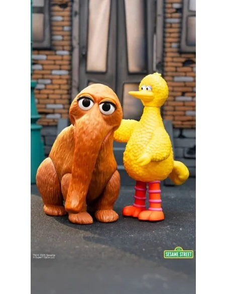 Sesame Street ReAction Action Figures 2-Pack Big Bird and Mr. Snuffleupagus 10 cm