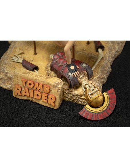 Tomb Raider 1996 Playstation Statue Lara Croft Classic Era 17 cm