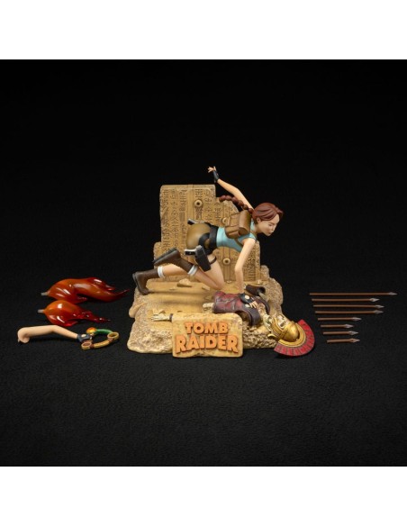 Tomb Raider 1996 Playstation Statue Lara Croft Classic Era 17 cm