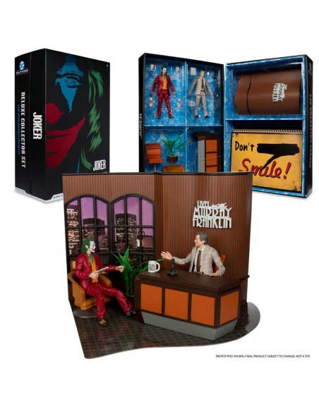 Joker Movie J. Phoenix Deluxe Colllector Live w/ Murray Franklin Limited Edition 18cm