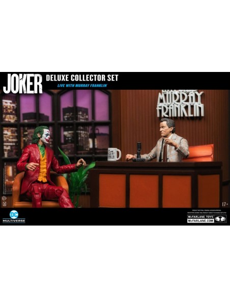Joker Movie J. Phoenix Deluxe Colllector Live w/ Murray Franklin Limited Edition 18cm