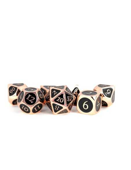FanRoll Dice Set Antique Copper with Black Enamel (7)
