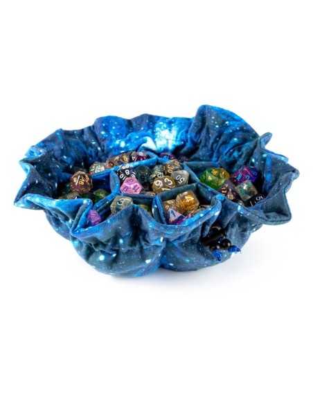 FanRoll Dice bag with compartments Velvet Galaxy