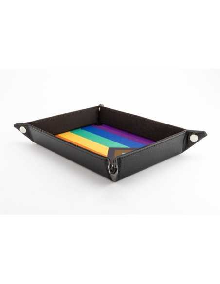 FanRoll Folding Dice Tray Pride Rainbow Flag