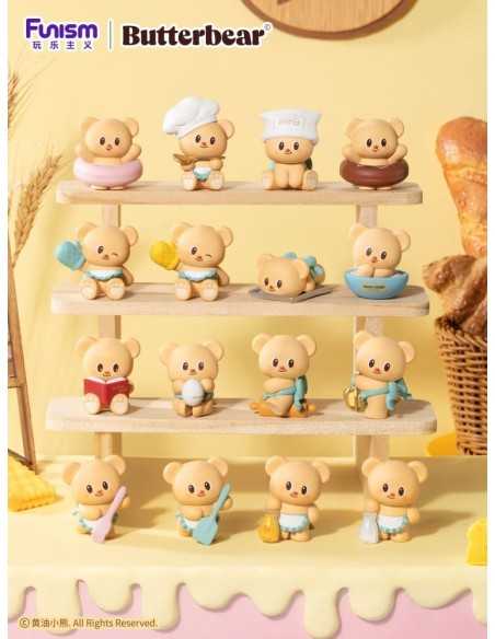Butterbear Baked with Love Series Mini Figures 3-Pack Chubby Face 9 cm Display (6)