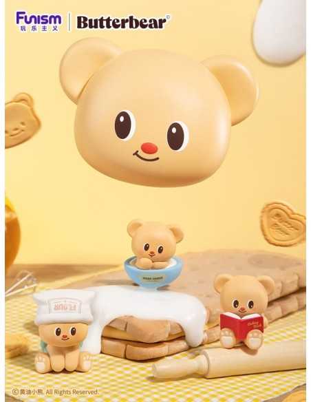 Butterbear Baked with Love Series Mini Figures 3-Pack Chubby Face 9 cm Display (6)