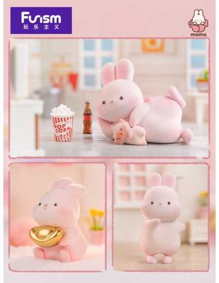 Momo Bunny Daily Series Mini Figures 9 cm Display (9)