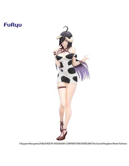 Overlord Trio-Try-iT PVC Statue Albedo Mini Dress Cow Pattern Ver. 21 cm