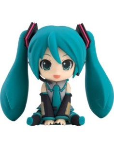 Character Vocal Series 01: Hatsune Miku Piapro Characters Rubber Mascot Nendroid Plus Mini Figure Hatsune Miku 8 cm