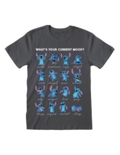 Lilo & Stitch T-Shirt Stitch Emotions Charcoal