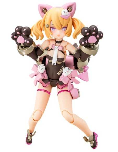 Megami Device Plastic Model Kit 1/1 Puni Mofu Kuro Mao 14 cm