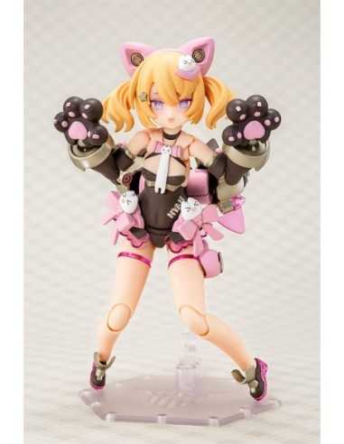 Megami Device Plastic Model Kit 1/1 Puni Mofu Kuro Mao 14 cm