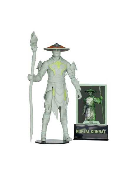 Mortal Kombat Action Figure Glow in the Dark Edition Raiden (Gold Label) 18 cm