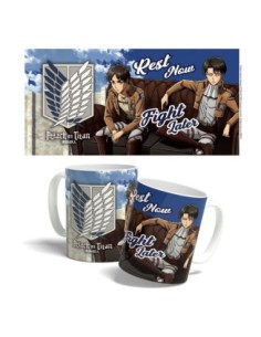 Attack on Titan Mug Rest Now, Fight Later 325 ml