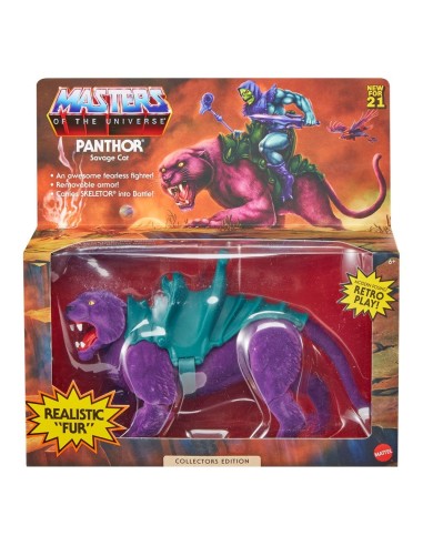 Masters of the Universe Origins Action Figure 2021 Panthor Flocked Collectors Edition Exclusive 14cm - 1