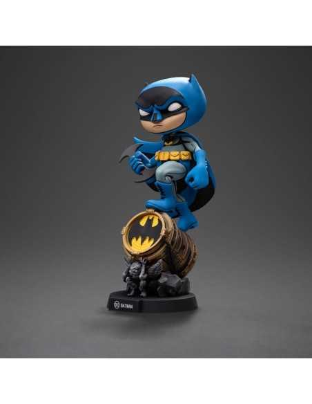 Batman Mini Co. PVC Figure Batman on Bat-Signal (Blue Variant) 15 cm
