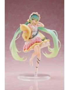 Hatsune Miku PVC Statue Hatsune Miku Wonderland Figure Sleeping Beauty Reissue 18 cm