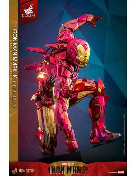 Iron Man Movie Masterpiece Diecast Action Figure 1/6 Iron Man Mark VI (Fractal Armor) Hot Toys Exclusive 33 cm