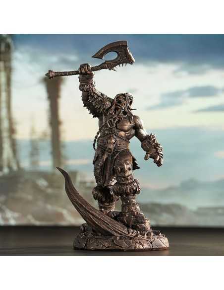 World of Warcraft Statue 1/10 Bronze Coloured Edition Grommash Hellscream 31 cm