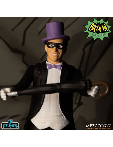 Batman 1966 Deluxe Box Set 7 Action Figures 5 Points 9 cm - 25 - 