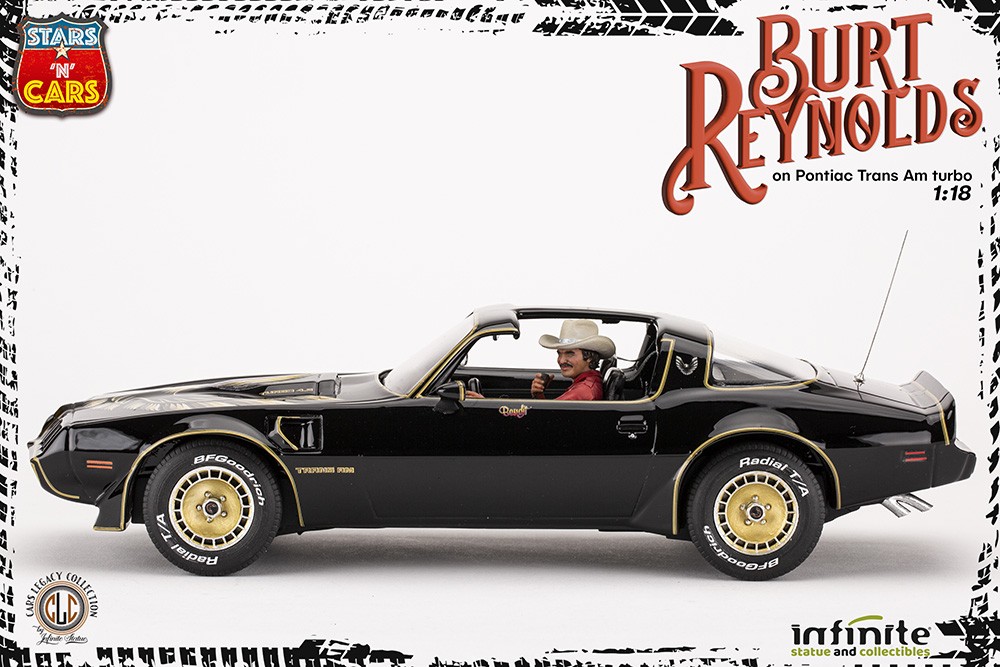 Burt Reynolds On Pontiac 1/18 Resin Statue 30x11 Cm - 1 - 