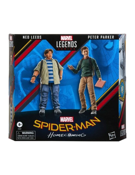 Ned Leeds & Peter Parker Spider-Man Homecoming Marvel Legends 2-Pack  15 cm