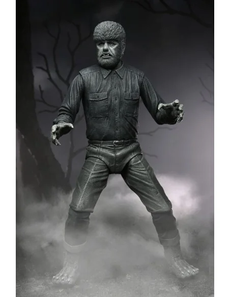 Universal Monsters Ultimate The Wolf Man Black & White 18 cm - 5 - 