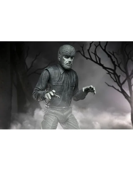 Universal Monsters Ultimate The Wolf Man Black & White 18 cm - 15 - 