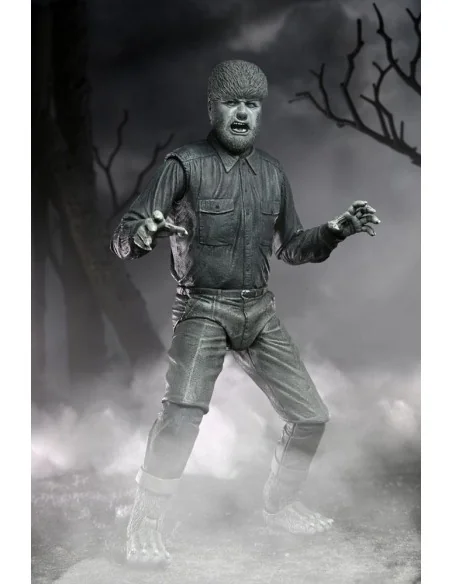 Universal Monsters Ultimate The Wolf Man Black & White 18 cm - 17 - 