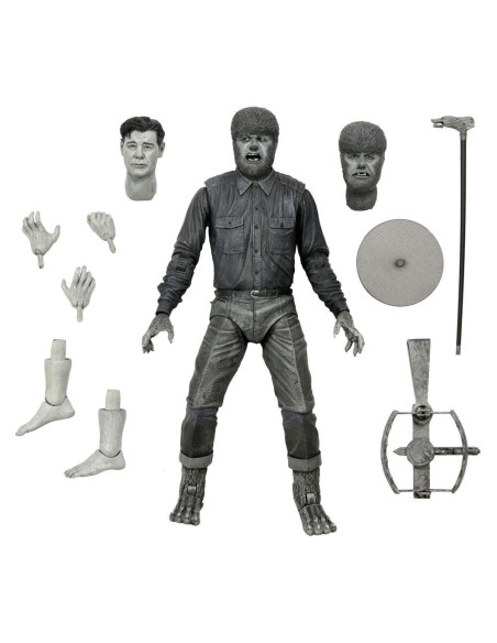 Universal Monsters Ultimate The Wolf Man Black & White 18 cm