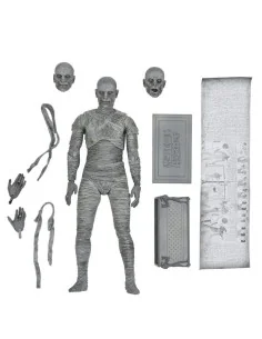 Universal Monsters Ultimate Mummy Black & White 18 Cm - 2 - 