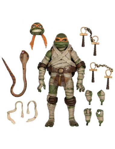 Universal Monsters Turtles Michelangelo as The Mummy 18 cm - 1 - 