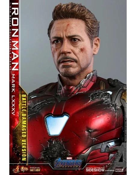 Avengers: Endgame MMS Diecast Action Figure 1/6 Iron Man Mark LXXXV Battle Damaged Ver. 32 cm - 15 - 