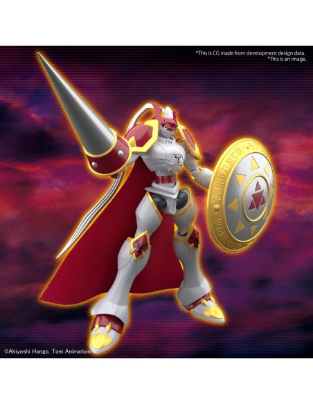 Figure Rise Digimon Dukemon Gallantmon Model Kit - 3 - 
