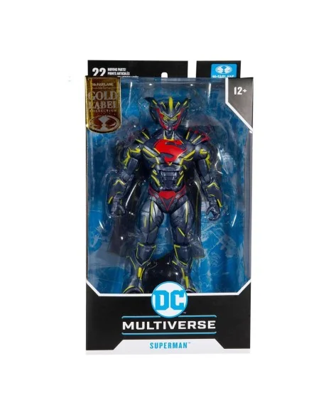 DC Multiverse Superman Energized Unchained Armor Gold Label 18 cm - 1 - 