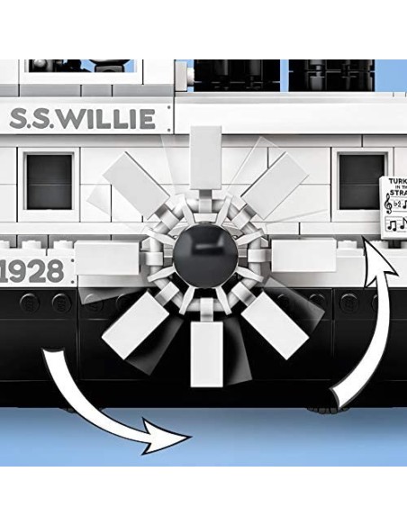 Lego 21317 Ideas Mickey Mouse Steamboat Willie (num. 024 Errore) - 8 - 
