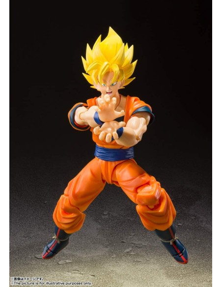 Bandai Dragonball Z S.H. Figuarts Action Figure Super Saiyan Full Power Son Goku 14 cm - 3 - 