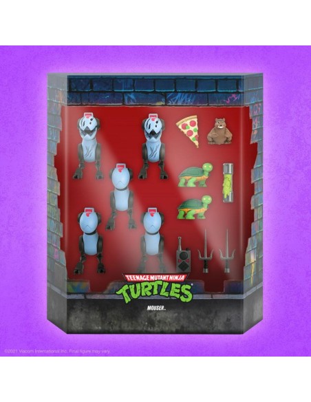 Mousers Ninja Turtles Wave 6 8cm 3 inch 5-Pack - 3 - 