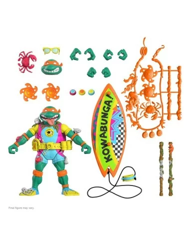 TMNT: Ultimates Wave 6 - Sewer Surfer Mike 7 inch Action Figure - 2 - 