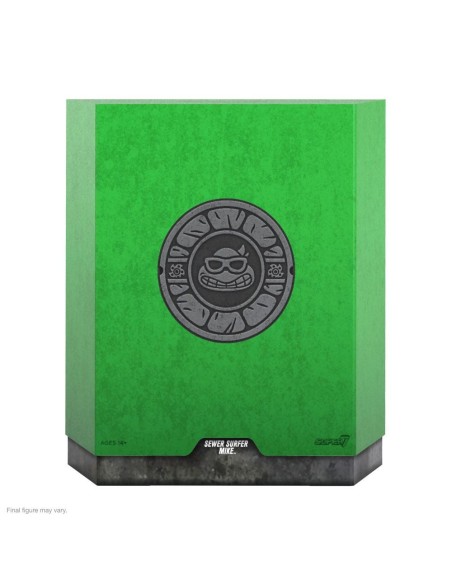Sewer Surfer Mike Ninja Turtles Michelangelo Wave 6 18 cm - 3 - 